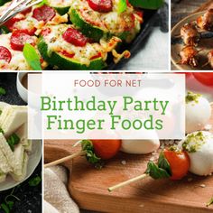 food for net birthday party finger foods