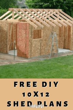 DIY Kids Table Puzzle 10x12 Shed, Storage Building Plans, 10x12 Shed Plans, Diy Storage Shed Plans, Shed Blueprints, Building A Storage Shed, Lean To Shed Plans, Diy Storage Shed, Wood Shed Plans