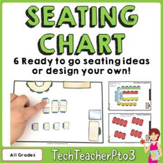 a poster with the words seating chart and instructions for teaching students to use them in their classroom