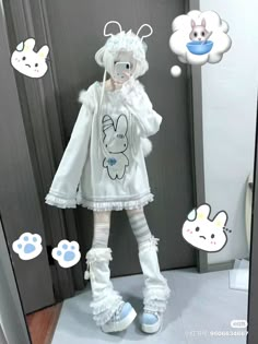 Cutesy Outfit, E Girl Outfits, Cute Easy Doodles, Animation Art Character Design, Dress Up Dolls, Blue Colour Palette