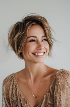 Jaw Length Bob With Undercut, Pixy Bob Haircut, Short Stacked Layered Bob Haircut Over 50, Jennifer Lawrence Short Hair Pixie, Best Bobs For Thick Hair, Short Shattered Bob, Trend Short Hair Styles 2024, Women Short Hair With Bangs, Jaw Length Layered Bob