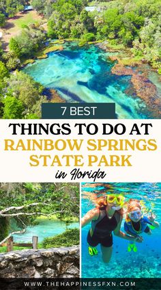 the best things to do at rainbow springs state park in florida