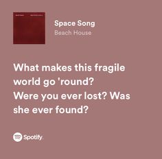 space song beach house's new single, what makes this fragile world go round?