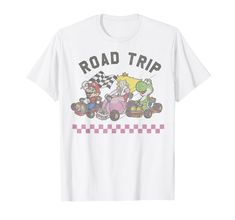 PRICES MAY VARY. Officially Licensed By Fifth Sun 17NNTD00956A-001 Lightweight, Classic fit, Double-needle sleeve and bottom hem Mario Kart, Vneck Tshirt Women, Neon Yellow, Vintage Tshirts, Branded T Shirts, Kids Hoodie, Shoes Jewelry, Kids Tshirts, Hooded Sweatshirts