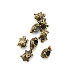 740 Pieces Jewelry Making Charms Findings Antique Bronze Brass Fashion Jewellery Wholesale Supplies Pendant Lots Bulk Supply N5WB6 Turtle Tortoise Loose Beads Making Charms, Jewerly Beads, Jewerly Making, Jewelry Making Charms, Fashion Jewellery, Wholesale Jewelry