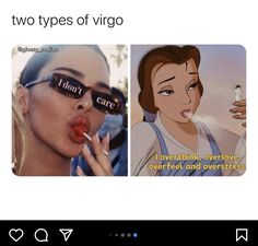 two types of virgo i have never seen one before and then, but it's funny