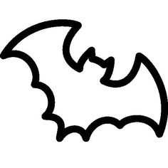 a black and white drawing of a bat