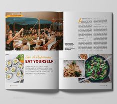 Food Magazine Social Media Post Design Templates, Magazine Cover Layout, Catalogue Layout, Food Ad, Magazine Advertisement, Graphic Poster Art, Social Media Post Design, Magazine Ad