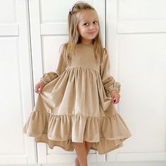 New 7-12 years Girls Spring Autumn Winter Velvet Long Sleeve Ruffle Hem Dress Princess Kids Party Princess Kids Party, Mermaid Maternity Dress, Princess Dress Kids, Princess Kids, Dress Princess, Maxi Dress Wedding, Children Clothing, Ruffle Hem Dress, Dresses Kids Girl