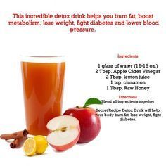 Body Detox Drinks, Easy Detox Drinks, Apple Cider Vinegar Diet, Apple Cider Vinegar Detox Drink, Easy Juice Recipes, Apple Cider Vinegar Detox, Overnight Oat, Illustration Simple, Easy Detox