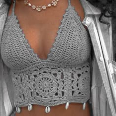 Crochet Fashion, Crochet Dress, Crochet Bikini, Crochet Projects, Crochet Top, Knit Crochet, Knitwear