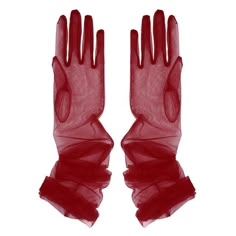 Tulle Gloves, Png Clothes, Goth Outfit, Tulle Material, Red Gloves, Gloves Fashion, Wedding Gloves, Bridal Gloves, Fingers Design