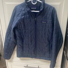 Patagonia Blue Nano Puff Coats Men, Puff Jacket, Patagonia Jacket, Patagonia Jackets, Patagonia, Mens Coats, Mens Jackets, Color Blue, Jackets & Coats