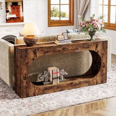 63 Console Table, Wood Sofa Table Behind Couch with 2 - Tier Storage Shelf Tribesigns Behind The Couch Shelf, Narrow Sofa Table Behind Couch, Wooden Console Table Design, Sofa Table Behind Couch, Console Table Narrow, Sofa Table With Storage, Table Behind Couch, Narrow Sofa Table, Narrow Sofa