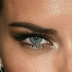 Vs Models Makeup, Adriana Lima Eye Makeup, Iconic Makeup Looks, Taupe Eyeshadow, Pretty Blue Eyes, Makijaż Smokey Eye, The Beauty Department