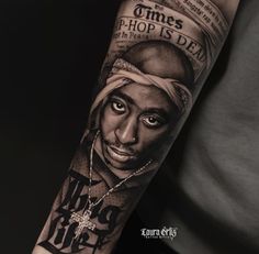 Westside Tattoo, 2pac Tattoos, West Coast Tattoo, Tupac Tattoo, Eminem Tattoo, Portrait Tattoo Sleeve, Arm Tattoos For Guys Forearm, Full Leg Tattoos