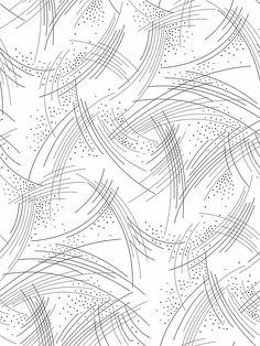 a black and white abstract background with lines, dots and circles in the shape of waves