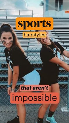 Cute And Easy Basketball Hairstyles, Hairstyles For Tennis Players, Good Basketball Hairstyles, Hair Styles For Cheer Practice, Cute Softball Hairstyles For Short Hair, Hair Styles For Field Day, Athletics Hair Styles, Volley Ball Hairstyles Easy, Hairstyles For Basketball Games Simple