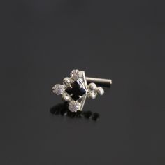 Product Detail : - Material : - 925 Sterling silver, Cubic zirconia gem stone with Silver Plated,nickle free Plating Color : - Silver Stone Color:- White, Black (as per Image) Width : - 5 mm Length : 6 mm Wire Gauge size : - 22 Gauge / 0.62 mm 20 Gauge / 0.80 mm 18 Gauge / 1.00 mm 16 gauge / 1.2 mm Shipping Detail: Processing Time : - 1-2 Working Day Shipping Time : - 15-20 Working days Shipping Service : - USPS,DHL eCommerce,UPS and FedEx. Note :- 1) For Express shipping ( 3-5 Working days ) pl Black Nose Stud, Stud Nose Ring, Silver Nose Stud, Nose Ring Jewelry, Gold Nose Stud, Black Nose, Indian Gifts, Wire Gauge, Nose Ring Stud