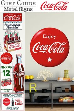 an advertisement for coca - cola is shown in this ad