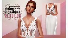 Sims 4 Wedding Dress CC Sims 4 Wedding Dress Cc, Sims 4 Wedding Dress, Sims 4 Traits, Say Yes To The Dress, Vintage Lace Weddings, Sims 4 Game Mods, Sims 4 Cc Skin, Clothing Female, Sims 4 Mm