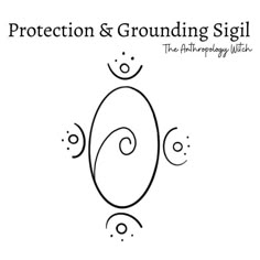 the cover for protection and grounding sigil