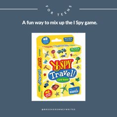 40 Awesome games to keep teens and tweens entertained on long car rides. I Spy Games, Kevin Bacon