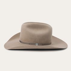 This western-inspired fashion hat brings a welcome pop of Cowboy Core to any look. Its classic silhouette features a 4 5/8" cattleman crown, 4” brim and grosgrain hat band. Handmade in the U.S.A. with a firm finish from high-quality wool felt, it’s finished with a moisture-wicking DRI-LEX® sweatband and satin liner for a comfortable, all-day fit. 4 5/8" Cattleman Crown 4" Brim Grosgrain Hat Band DRI-LEX® Absorbent Sweatband Satin Liner Firm Finish 100% Wool Handmade in the U.S.A. Classic Fitted Top Hat For Outdoor, Classic Rodeo Fedora With Flat Brim, Classic Fedora For Rodeo With Flat Brim, Classic Flat Brim Fedora For Rodeo, Country Style Hat With Flat Crown For Country Events, Southern Style Fedora For Western-themed Events, Classic Fedora With Short Brim For Rodeo, Fitted Wide Brim Hats For Rodeo, Western Wide Brim Fitted Hats