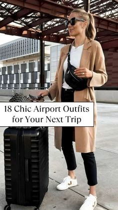 Fashion Jackson Travel Outfit, Airport Ootd Casual, Comfy Chic Travel Outfit, Travel Outfit Cruise, Airport Outfit Mom Travel Style, Airport Outfit For Petite Women, Chic Comfortable Travel Outfit, Flying Outfit Travel Winter, Airport Outfit To Florida