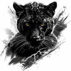 Radiant Black Panther Tattoo Design Kit Black Panther Tattoo, Radiant Black, Panther Tattoo, The Black Panther, Black Panthers, The Blueprint, Cat Photography