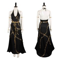 Elden Ring Game Marika Women Black Dress Party Carnival Halloween Cosplay Costume · Material: Thickiy Ronior Fabric + PU Leather · Including: Hair Accessories + Wristband + Belt + Armband + Dress Shipping:   1. Processing Time: 7-15 days. 2. Standard Shipping: 10-15 days. 3. Fast Shipping: 3-5 days. Attention: for quic Elden Ring Queen Marika, Queen Marika, Women Black Dress, Halloween Suits, Ring Game, Carnival Halloween, Elden Ring, Party Suits, Game Costumes