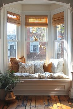 #homedecor, #interiordesign, #homedesign, #decor inspiration Bay Window Room Ideas Bedrooms, Bay Window Seat Living Room, Bay Window Ideas Bedroom, Bay Window Ideas Living Room, Window Seat Bay Window, Window Nook Ideas, Bay Window Reading Nook, Ideas For Bay Windows