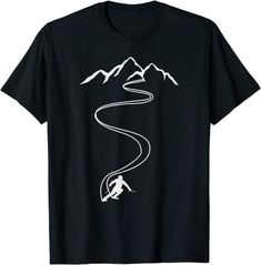 Ski Winter Sports Skiing Funny Skier T-Shirt Ski Trip Fashion, Ski Pictures Ideas, Skiing Tattoo, Ski Ideas, Skiing Tips, Kids Skiing, Skiing Photography