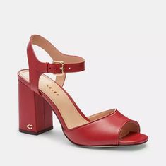 Womans Coach Shoes New Shoes Color, Coach Shoes, Shoes Women Heels, Shoes Heels, Size 10, Women Shoes, Heels, Red, Women Shopping