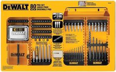 buy screwdriver - bits sets at cheap rate in bulk. wholesale & retail hardware hand tools store. home décor ideas, maintenance, repair replacement parts Milwaukee Drill, High Heel Cowboy Boots, Heel Cowboy Boots, Dewalt Drill, Wood Drill Bits, Woodwork Ideas, Dewalt Tools, Workshop Tools, Miniatures Diy