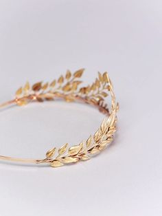 Greek Headpiece, Grecian Hair, Grecian Hairstyles, Goddess Headband, Leaf Headband, Goddess Aesthetic, Metal Headbands