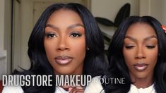 EVERYDAY DRUGSTORE MAKEUP ROUTINE | AFFORDABLE MAKEUP FOR DARK SKIN WOC | TRINDINGTOPIC Drugstore Makeup Routine, Makeup For Dark Skin, Drugstore Makeup Products, Woc Makeup, Foundation Routine, Drugstore Foundation, Vision Board Goals, Affordable Makeup, Drugstore Makeup