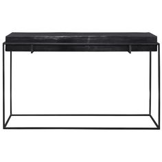 Telone Modern Black Console Table Iron Console, Iron Console Table, Console Table Styling, Black Console Table, Industrial Minimalist, Metal Console Table, Metal Console, Black Console, Sofa Tables