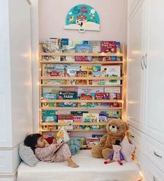 Childrens Reading Corner, Reading Corner Kids, Small Playroom, Reading Nook Kids, Kids Bedroom Inspiration, Nursery Room Inspiration, Kids Interior Room