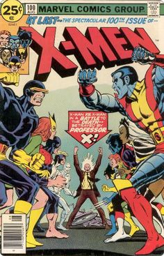 the cover to x - men comic book