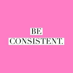 a pink background with the words be content in black and white on top of it