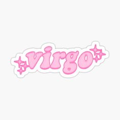 virgo sticker Virgo Symbol Aesthetic, Virgo Cute Art, Virgo Stickers Printable, Virgo Print, Virgo Stickers, Virgo Illustration Zodiac, Virgo Season, Pastel Poster