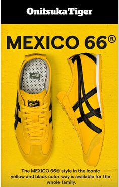 Onitsuka Tiger Women Outfit, Onitsuka Tiger Women, Utilitarian Aesthetic, Adidas Yellow, Tiger Wall Art, Mexico 66, Shoe Wishlist, Asics Sneakers, Fashion School