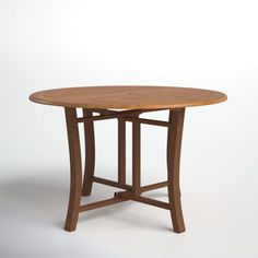 an oval wooden table on a white background