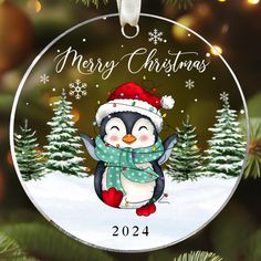 PRICES MAY VARY. PENGUIN CHRISTMAS ORNAMENTS: Commemorate a cherished moment with this delightful Christmas ornament. Its charming design adds a personal touch to your tree, sparking warm memories every season. Ideal for penguin ornament, penguin christmas ornament, penguin ornaments for christmas tree, penguin decor, christmas penguin decor, penguin christmas decorations, penguin decorations ... PENGUIN GIFTS: Mark a milestone year with a stunning ornament! The beautiful gift to cherish those precious memories. Suitable for penguin gift ideas, penguin gifts for women, penguin gifts for men, cute penguin gifts, gifts for penguin lovers, penguin christmas gifts, penguin lover gifts, penguin gifts for girls ... ORNAMENT SET INCLUDES: You will receive 1x Acrylic Ornament, 1x Beige Ribbon and Penguin Decorations, Penguin Gifts, Penguin Christmas Decorations, Penguin Christmas Ornaments, Tree Mosaic, Tree Collage, Penguin Decor, Ornaments For Christmas Tree, Penguin Ornaments