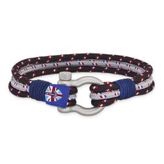 Stainless steel brushed with multi-color multi-strand Paracord bracelet. Measures approximately 8 1/2"L x 3/4"W and has hook clasp. Luxury Sale, Paracord Bracelet, Paracord Bracelets, Eyewear Brand, Hook Clasp, Blue Bracelet, Watch Sale, Watch Necklace, Branded Handbags