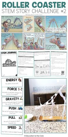 Force And Motion Activities, Force Activities, Story Challenge, Elementary Stem Activities, Stem Classes, Stem Elementary, Teaching Stem, To Do List Printable