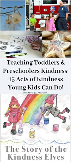 the story of the princess elves and preschoolers'kindness is featured in this poster