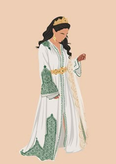 Faceless female illustration Henna Illustration Art, Moroccan Illustration, Bride Illustration, Bride Cartoon, Faceless Illustration