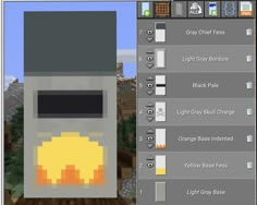 an image of a computer screen with the text, light gray structure in minecraft